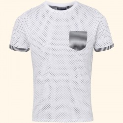 Plain t-shirt polka dot  Brave Soul 140gsm